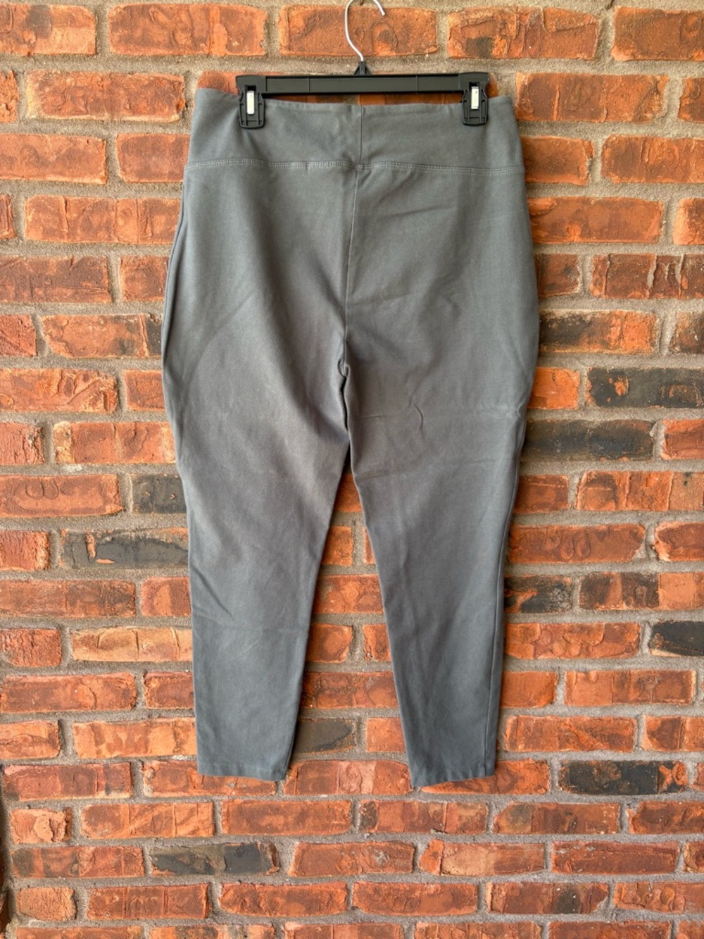 Gray Stretch Casual Pants
